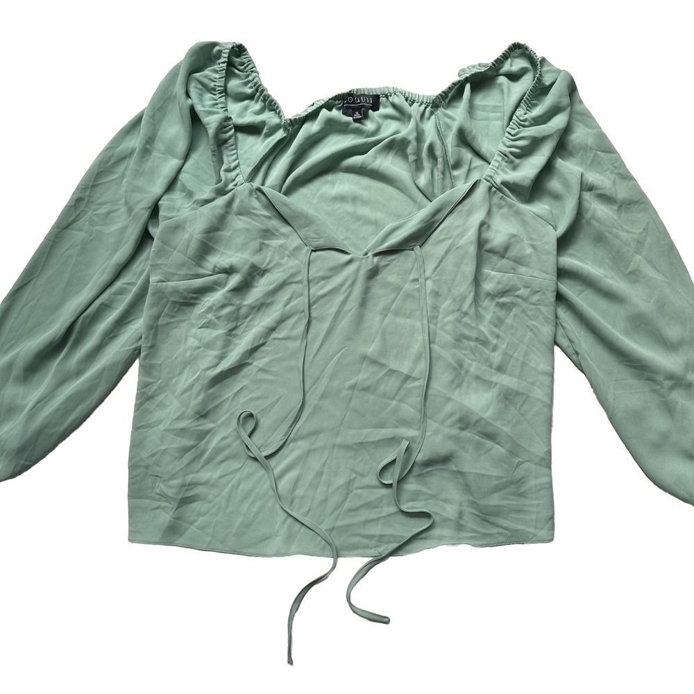 Eloquii Top Size 16 Off The Shoulder‎ Blouse Blue Green Women